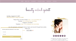 Desktop Screenshot of beautymindspirit.com